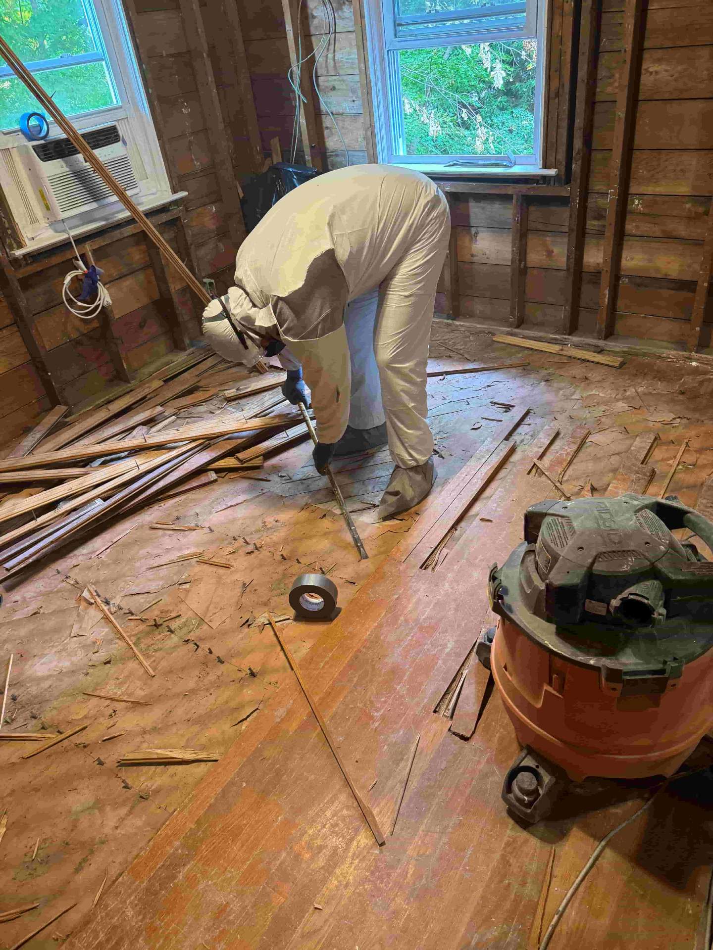 Professional hardwood floor drying service in Fairfield County, CT
